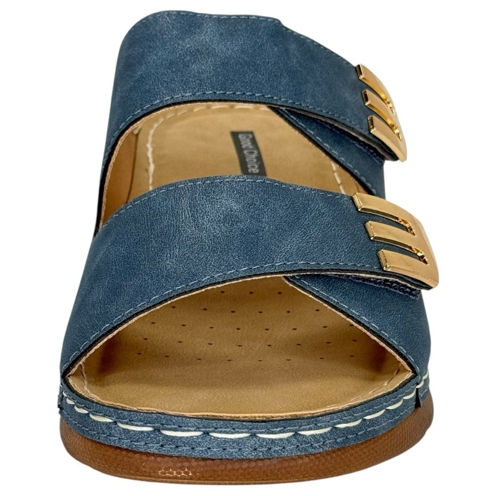 Good Choice Gretchen Navy Womens Sandals Size 7.5M - Picture 7 of 12